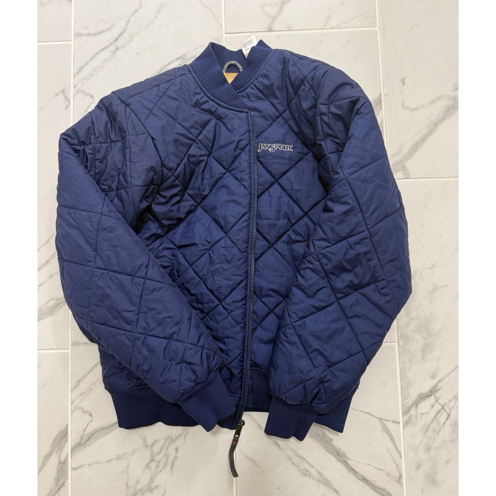 Men's Jansport Medium Navy Quilted Jacket